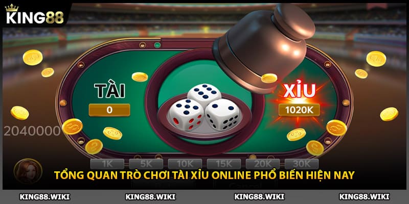 Tổng quan trò chơi tài xỉu online phổ biến hiện nay